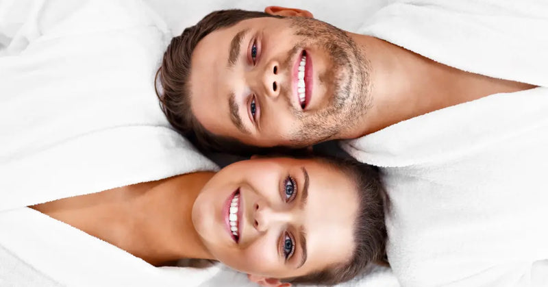 Two-day couples retreat featuring meditation, massages, facials, sauna, and champagne for deep connection and renewal