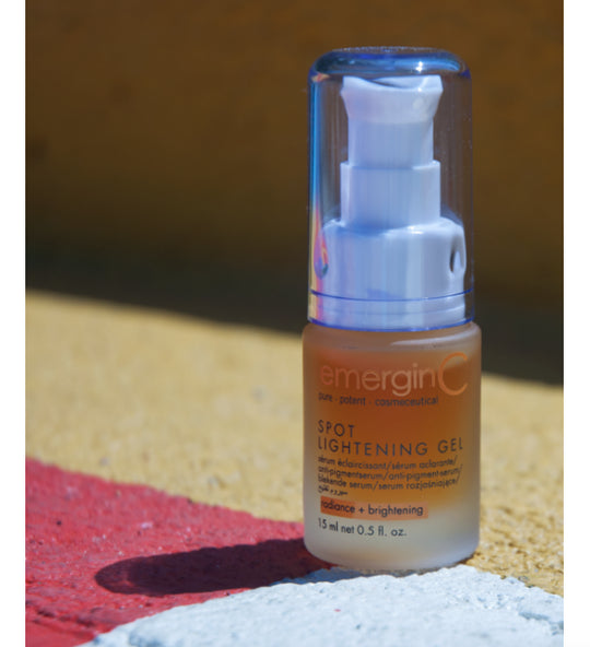 Spot lightening gel